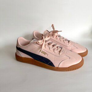 Puma Club 5V5 Sneaker - Island Pink-Galactic Gray-Gold - Size 9 - NWOT